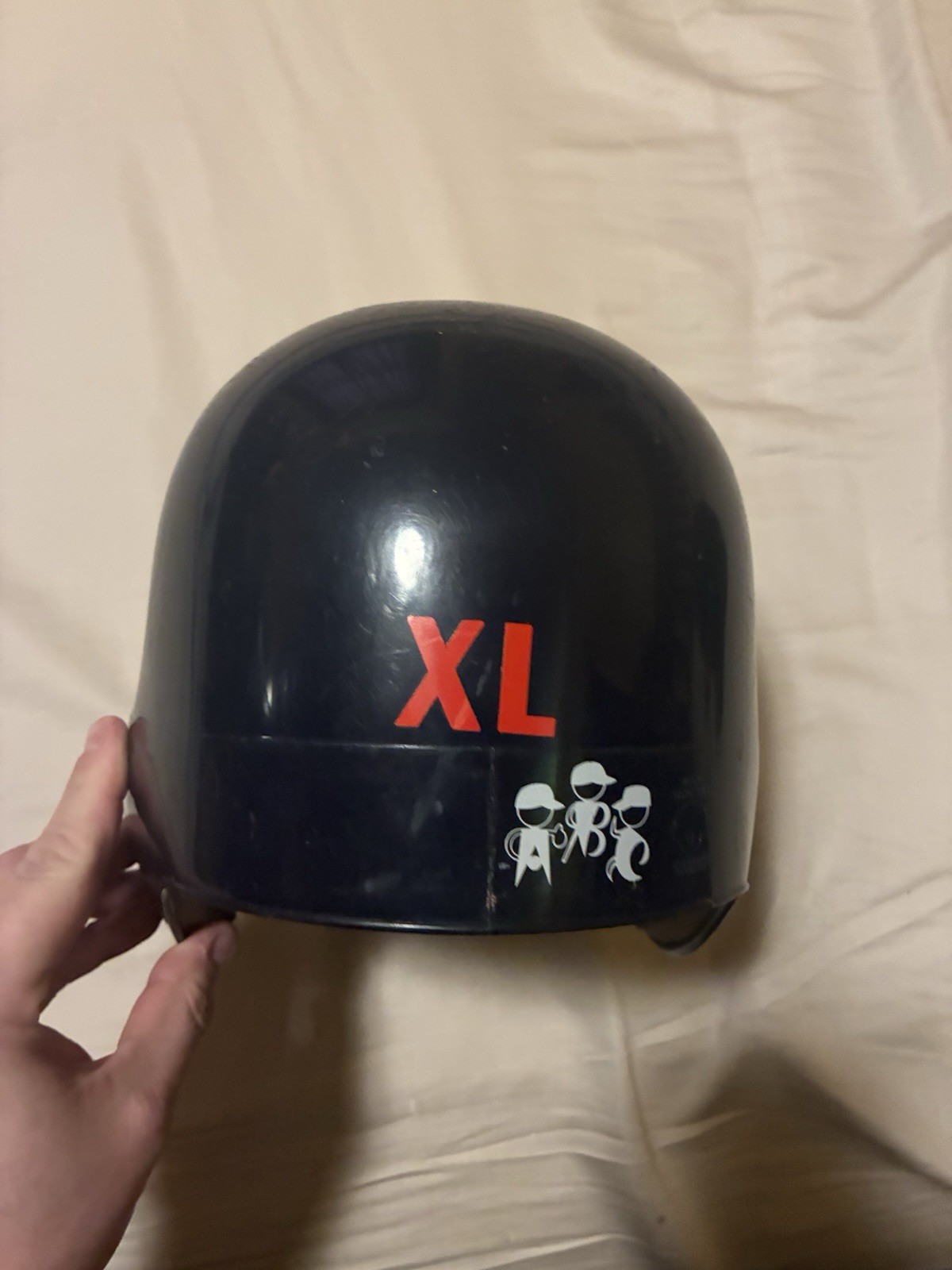 Vintage Cleveland Indians Batting Helmet ABC Double Flap Team Used Official MLB