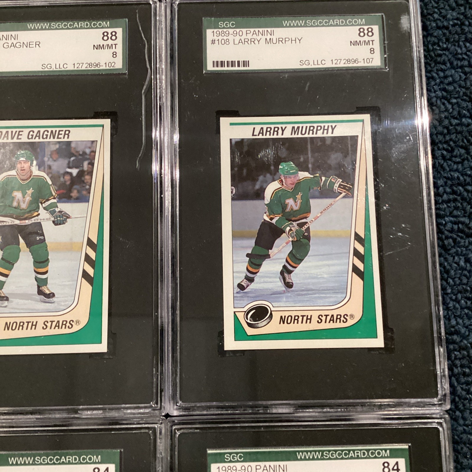 12x 1989-90 Panini & OPC Stickers North Stars ALL SGC 7 8 9 Hockey Star Set Lot