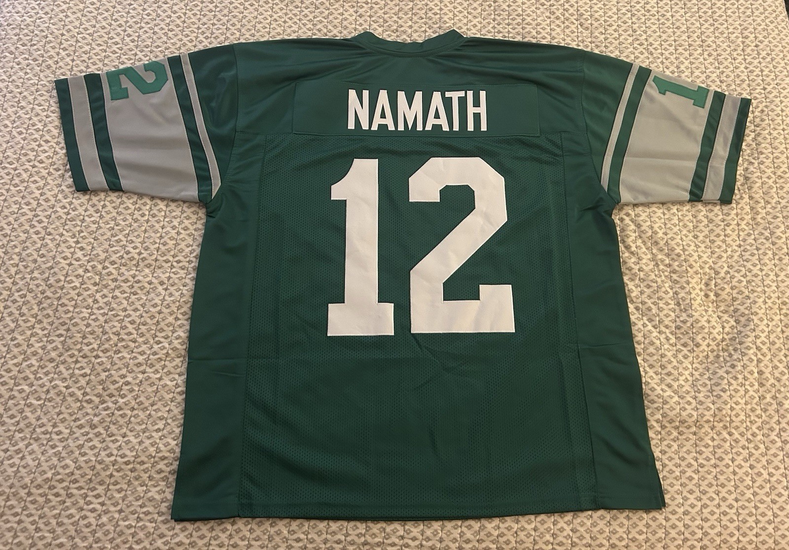 Joe Namath Custom New York Jets Football Jersey -Rare Color Variation- Brand New