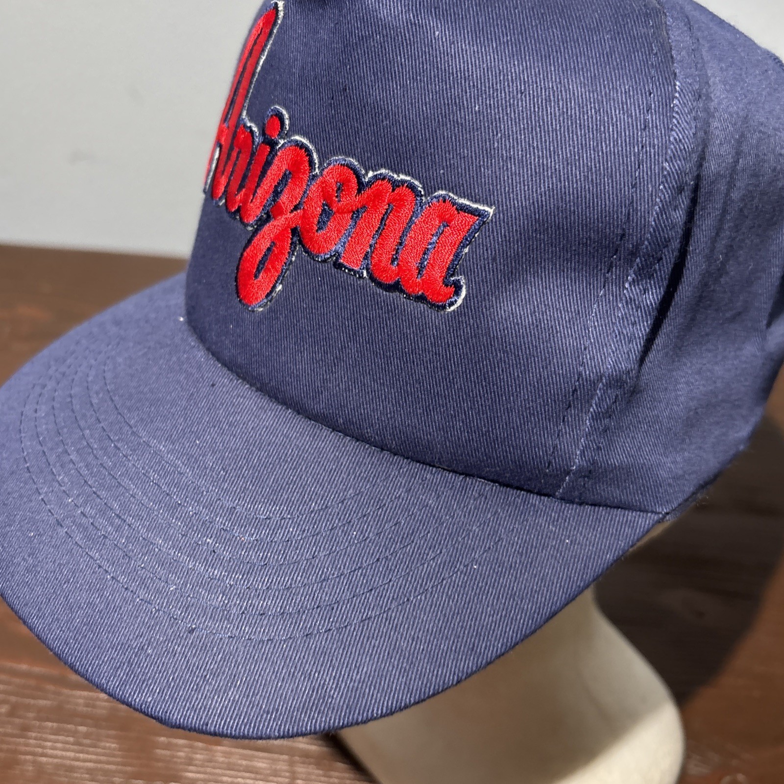 Vintage Arizona Wildcats Snapback Hat Blue Red Universal One Size Tall Crown