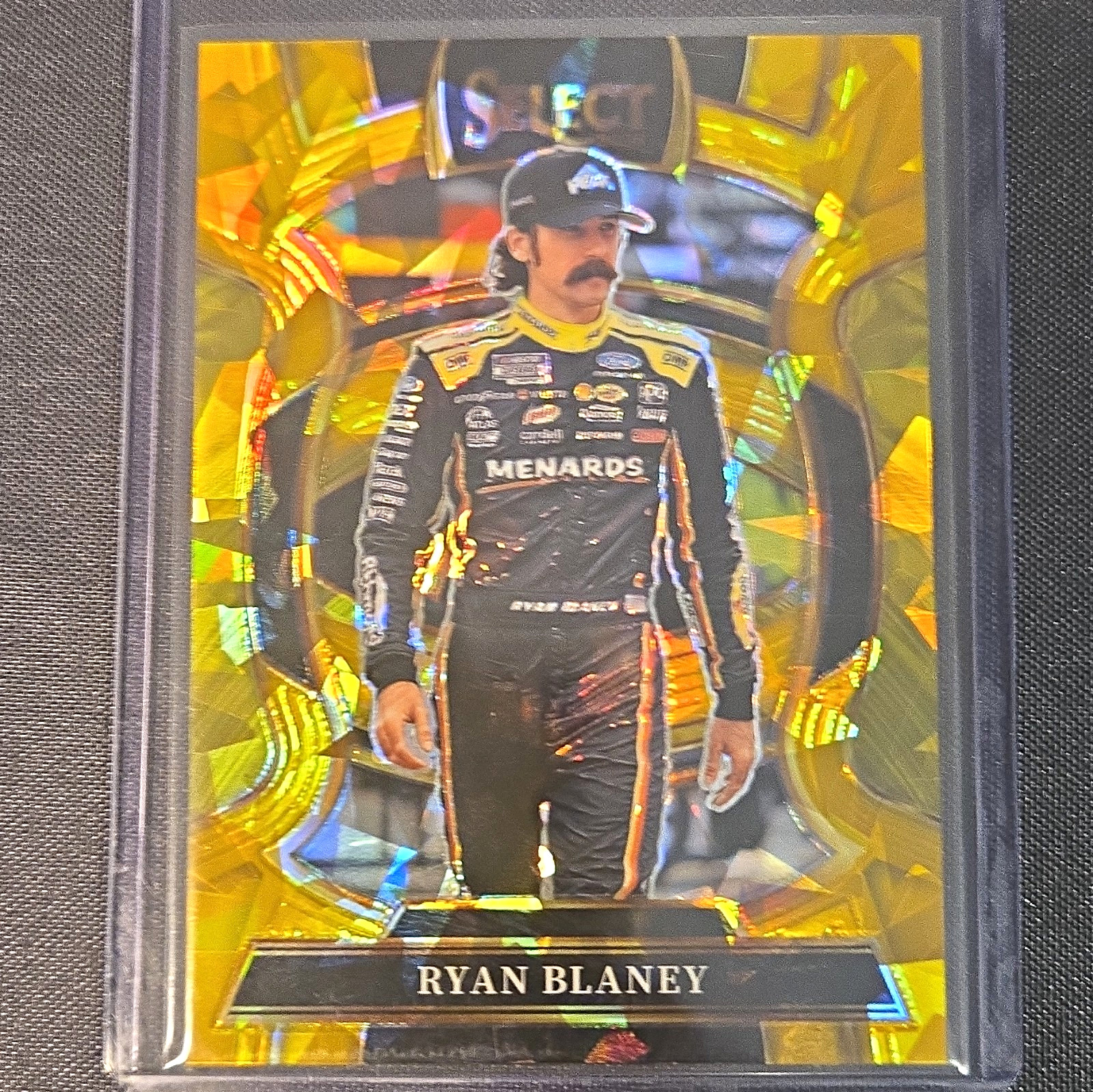 Panini 2026 Select Ryan Blaney Grandstand Gold Prizm Team Penske #56