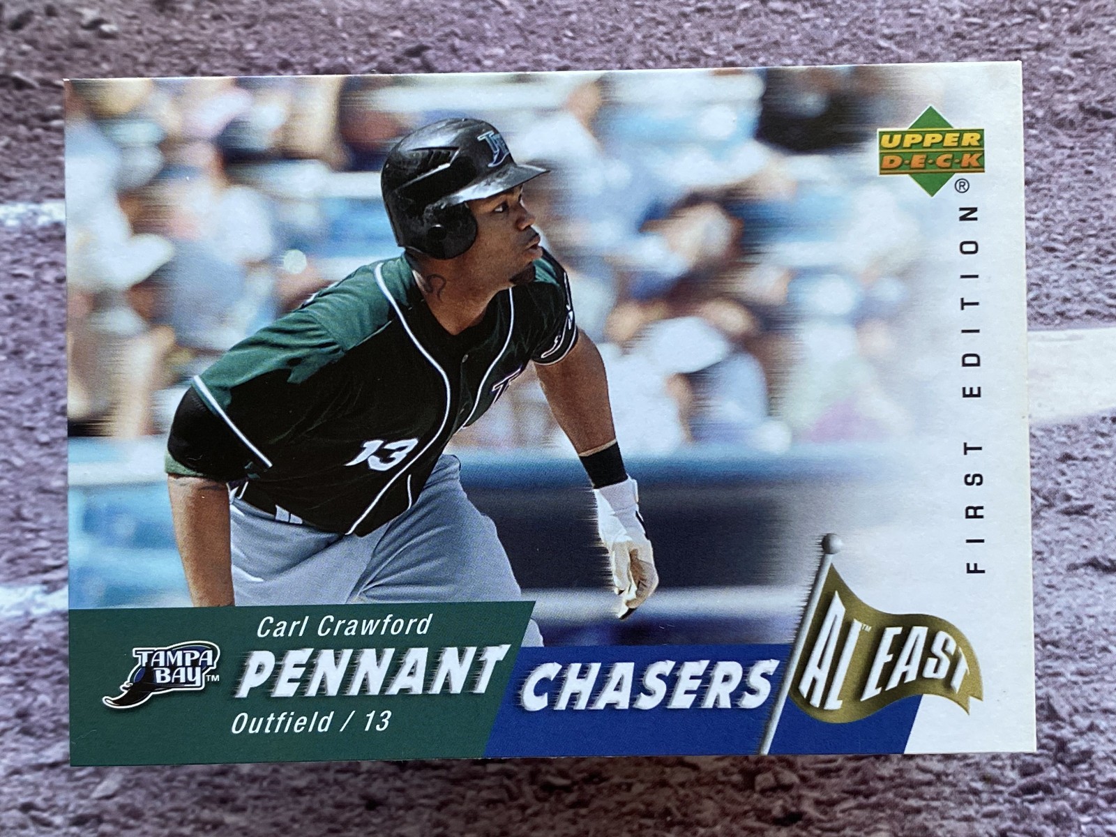 2007 Upper Deck First Edition Pennant Chasers Carl Crawford #PC-CC