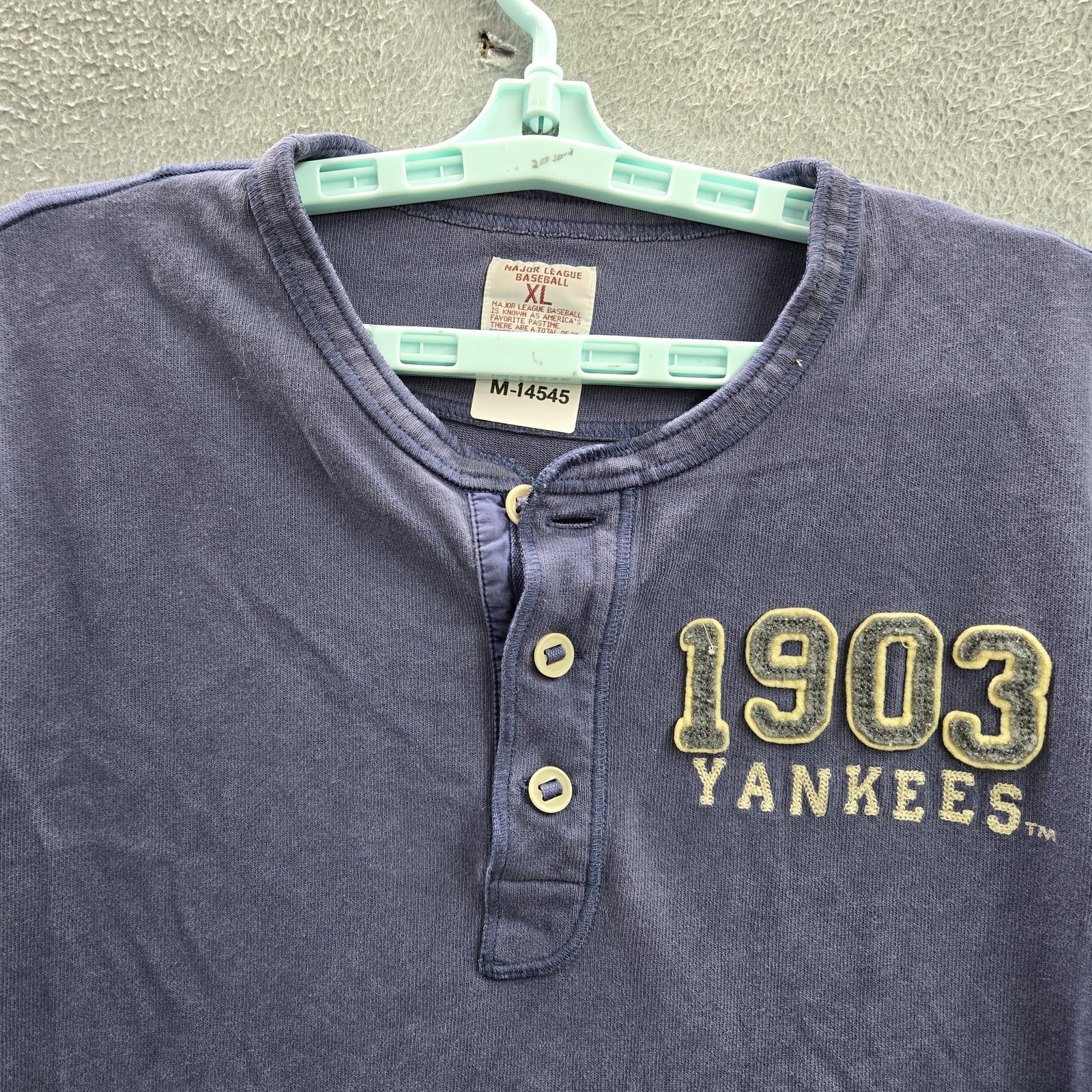 VINTAGE New York Yankees x Uniqlo Men Sweater XL Major League Baseball 1903 READ
