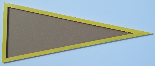 12×30 oak pennant frame choose your color