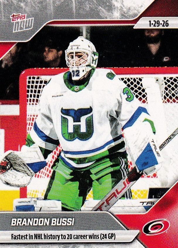 Brandon Bussi 2025-26 TOPPS NOW Sticker #101 Free US Shipping 610 Print Run