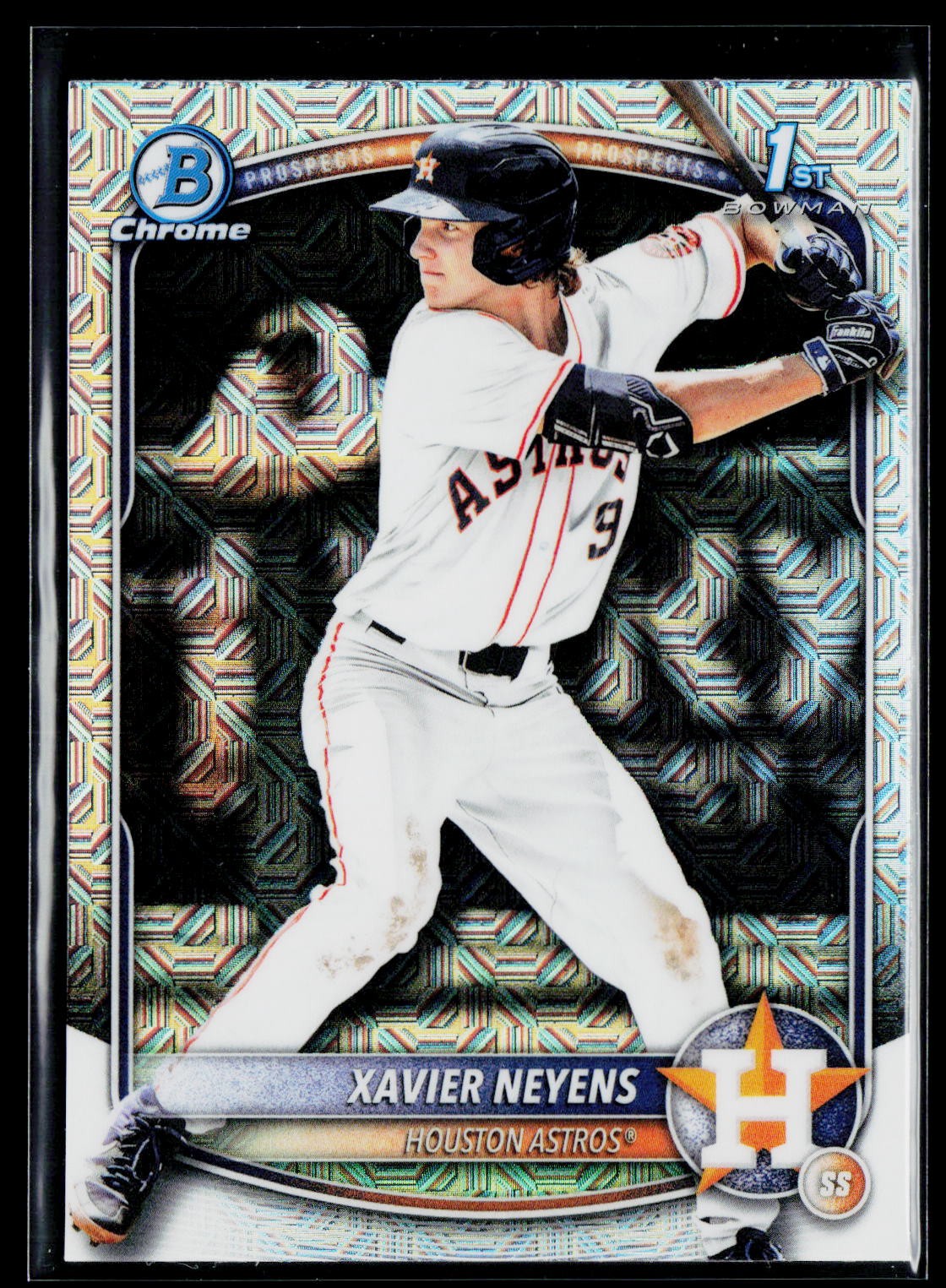 2025 Bowman Draft #BDC-2 Xavier Neyens Chrome Mojo Refractor