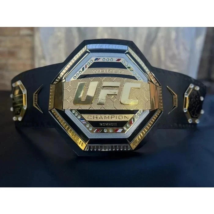 UFC Legacy Championship Title Belt Brass Gold Adult Size Replica Belt 4mm