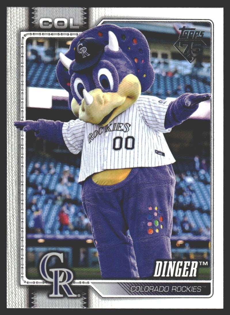 Dinger #M-4 2026 Topps Mascots Colorado Rockies