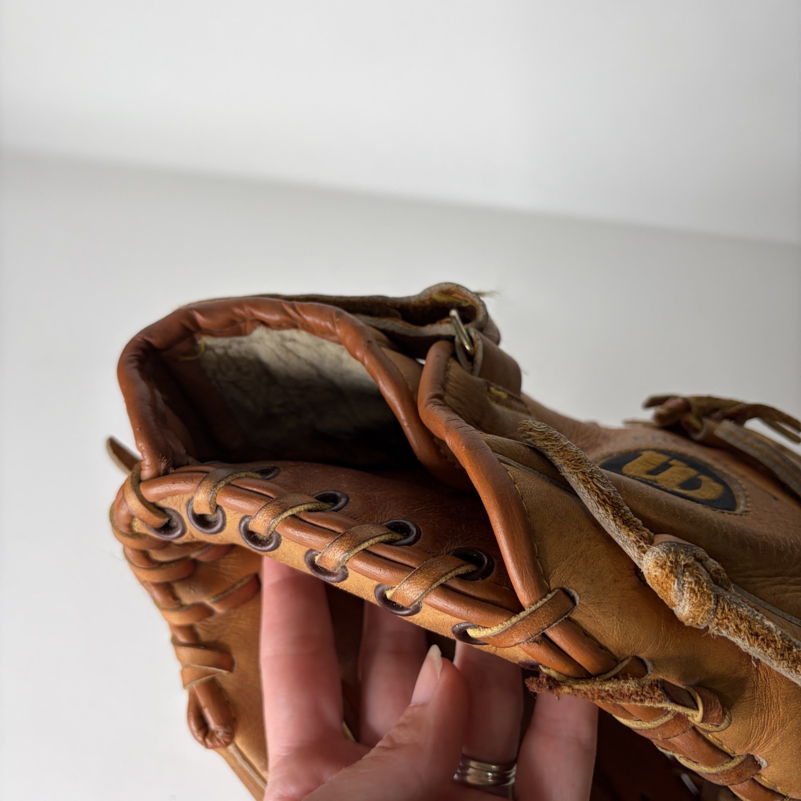 Vintage Wilson Pro Back The A3000 XLC Dual Hinge Made In Korea Baseball Glove