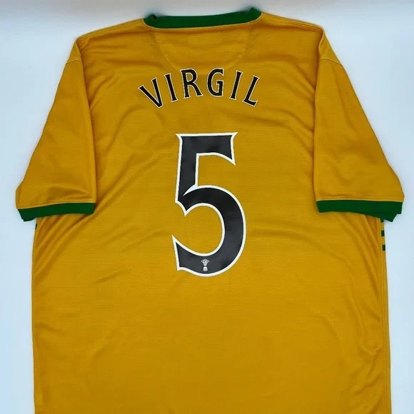 Virgil Van Dijk #5 Celtic 2013/2014 Away ORIGINAL Nike Rare Soccer Jersey (XL)