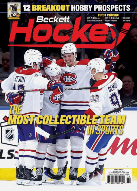 New June 2026 Beckett Hockey Card Price Guide Magazine With Montreal Canadiens