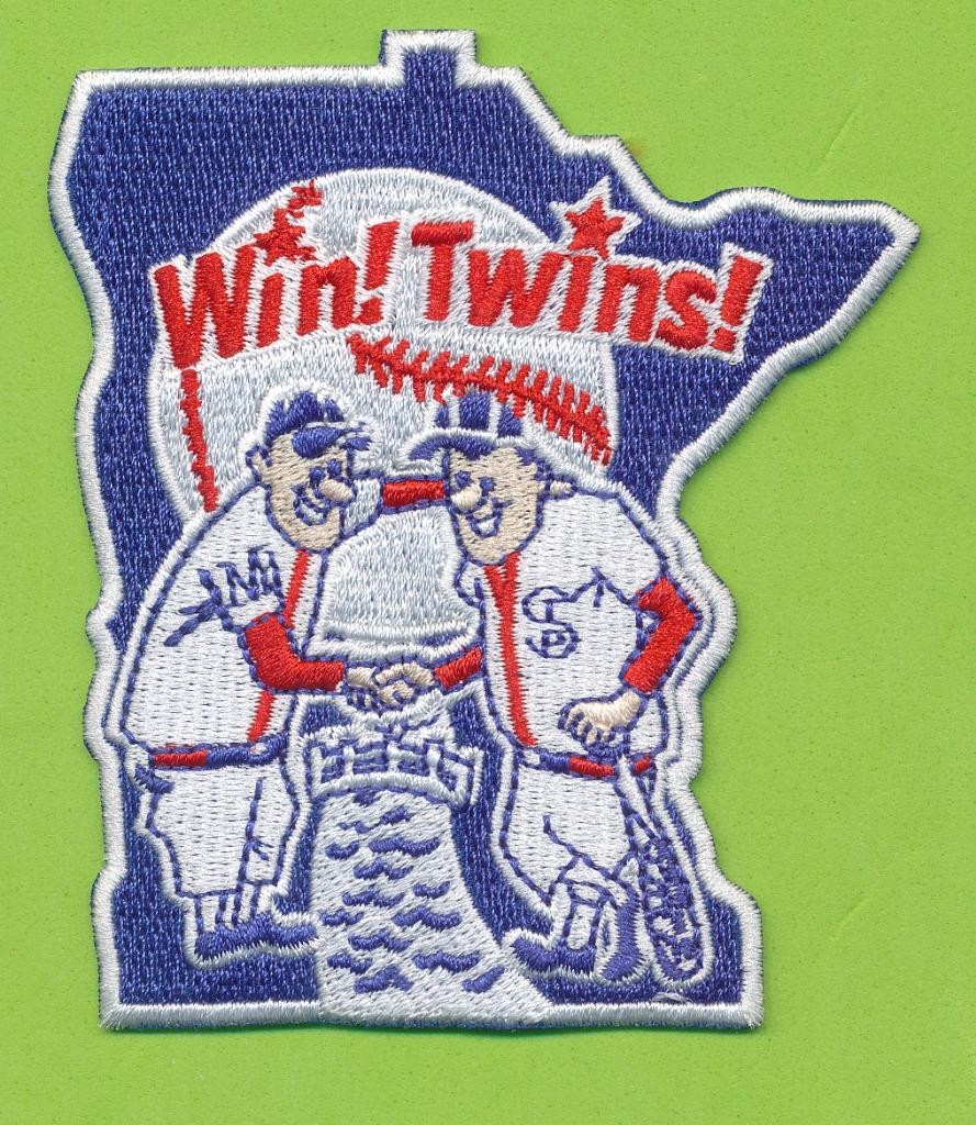 3-1/4″ x 2-3/4″ Embroidered Retro Patch – Minnesota Twins (1976-86)