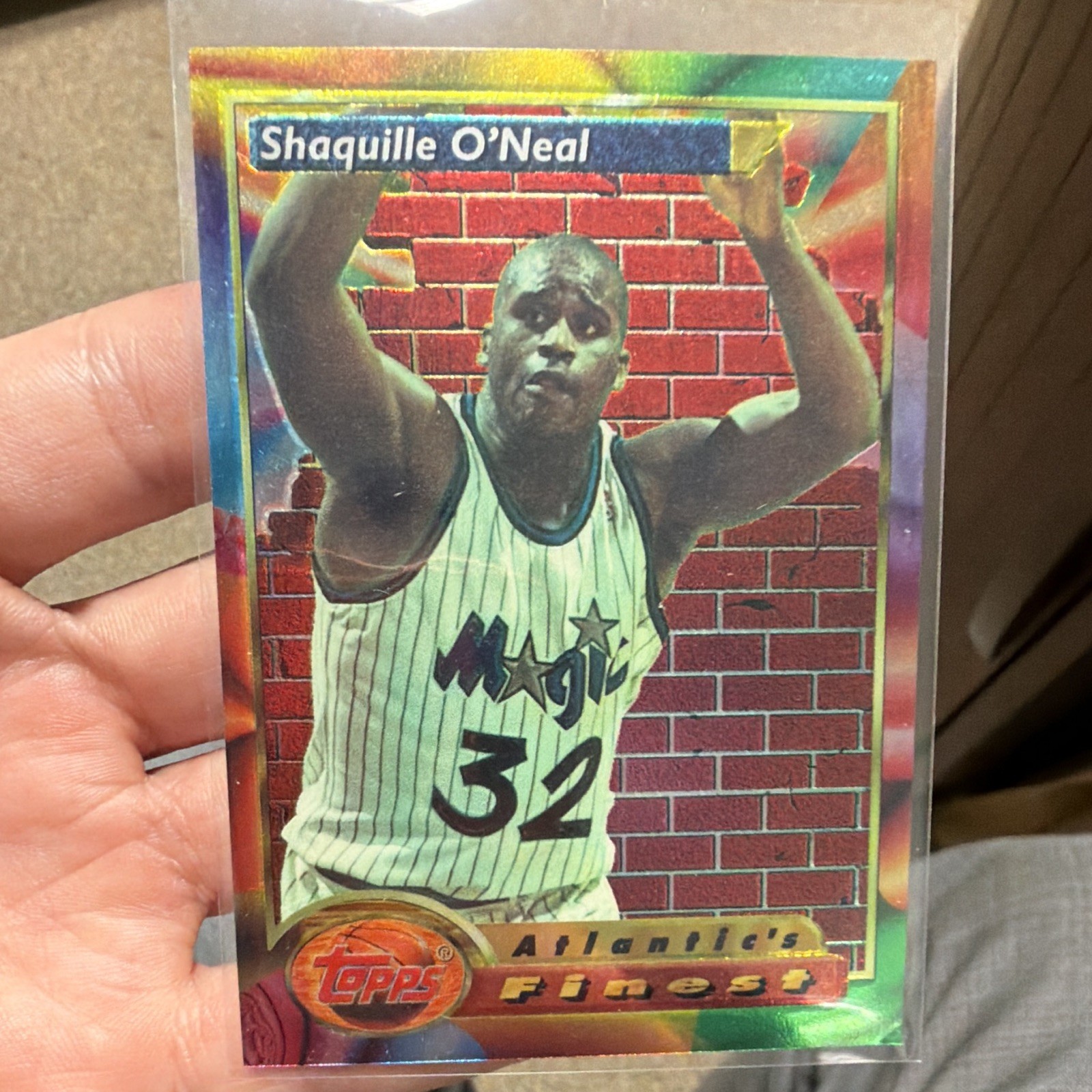 Topps Atlantic’s Finest 1993-94 Shaquille O’Neal Magic Insert #99
