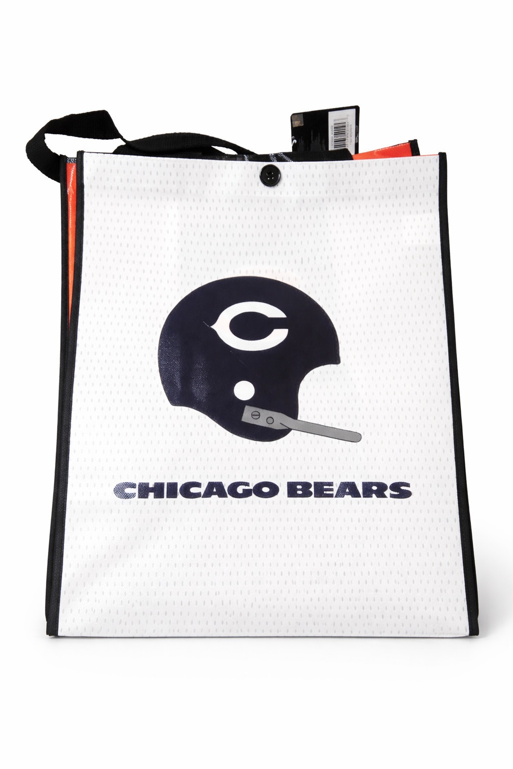 Chicago Bears Reusable Tote Bags – 4 Pack, NFL Team Logo Shopping & Gift Bags