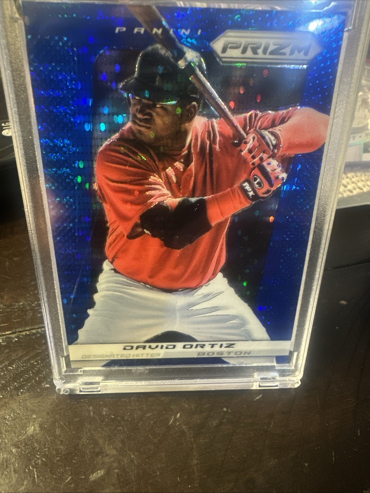 2013 Panini Prizm 29 David Ortiz Blue Pulsar Mint MLB Boston Red Sox
