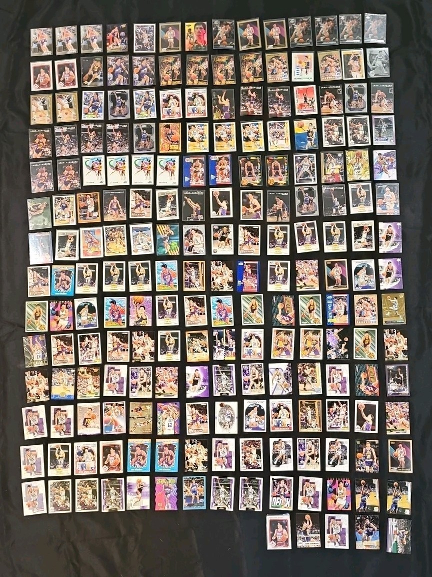 Lot of (200) John Stockton Cards – Fleer Metal/Inserts – 90’s – Utah Jazz