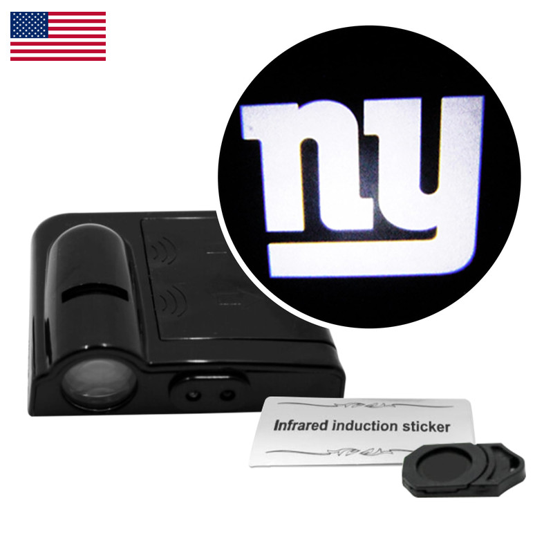 Sporticulture Nfl American Football York Giants – Car Door Lights Logo Shadow