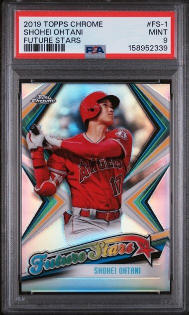2019 SHOHEI OHTANI Topps Chrome Future Stars #FS-1 PSA 9 Angels Dodgers NEW SLAB