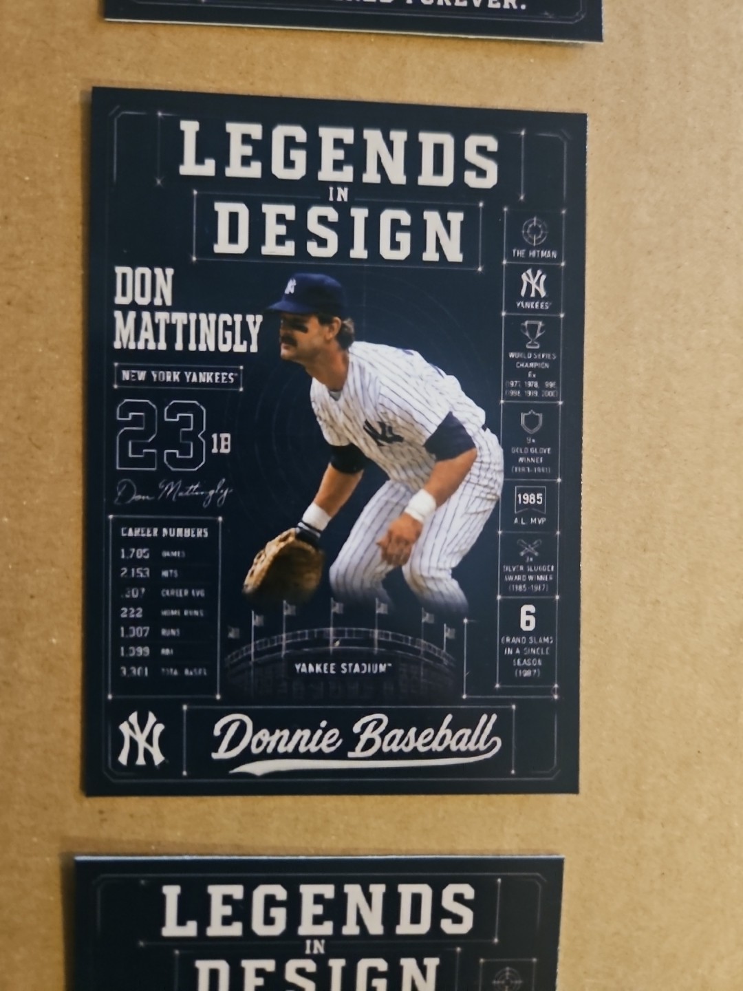 Legends In Design Custom Cards – Yankee Blueprint – 12 Cards