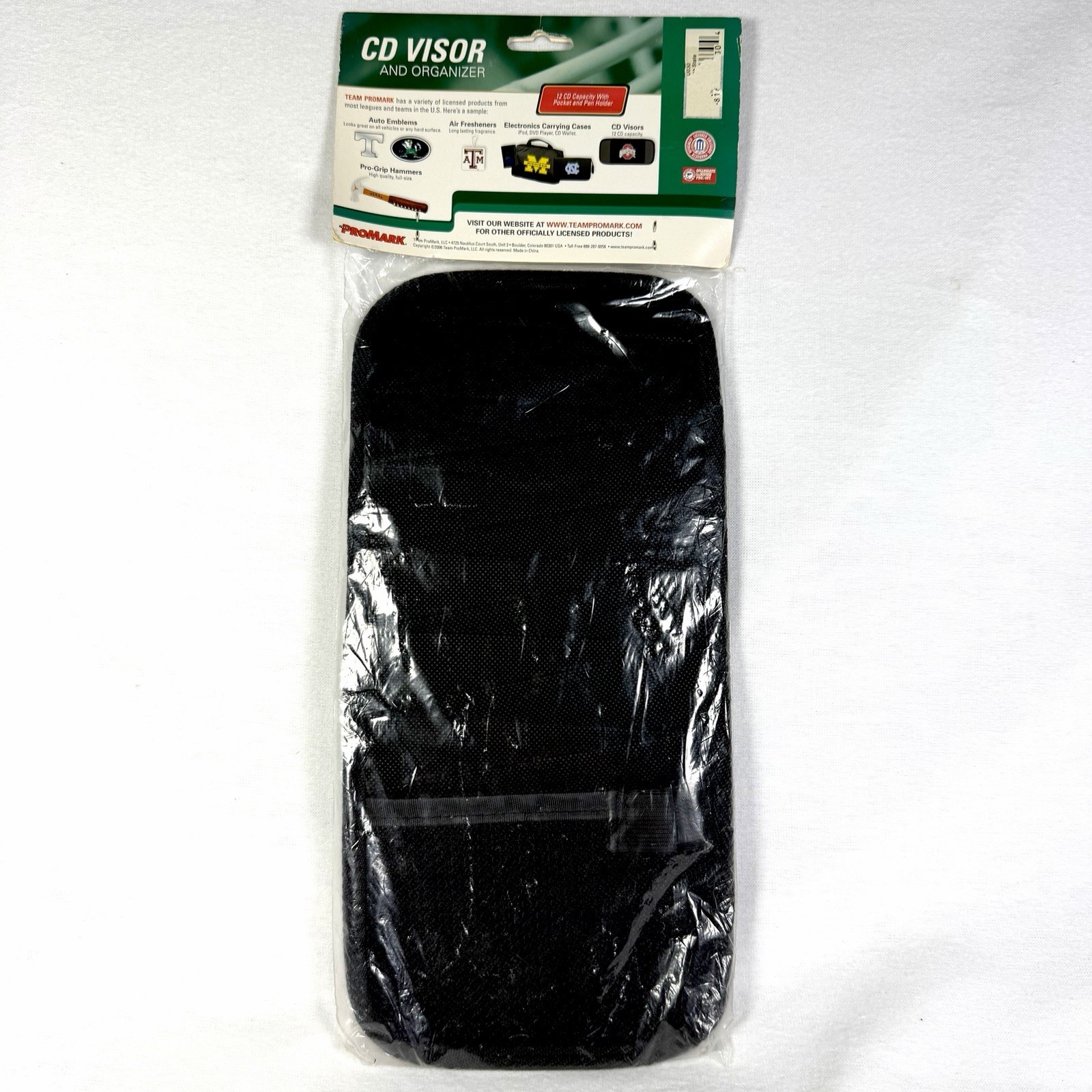 LSU Tigers CD Car Visor Organizer Promark 12 CD Capacity Compact Disc Licensed
