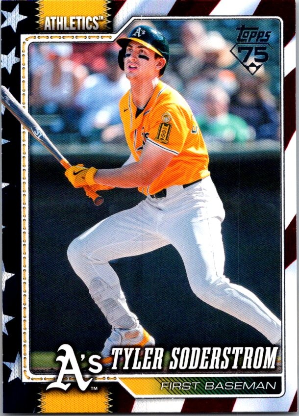 2026 Topps #564 Tyler Soderstrom Independence Day #/76