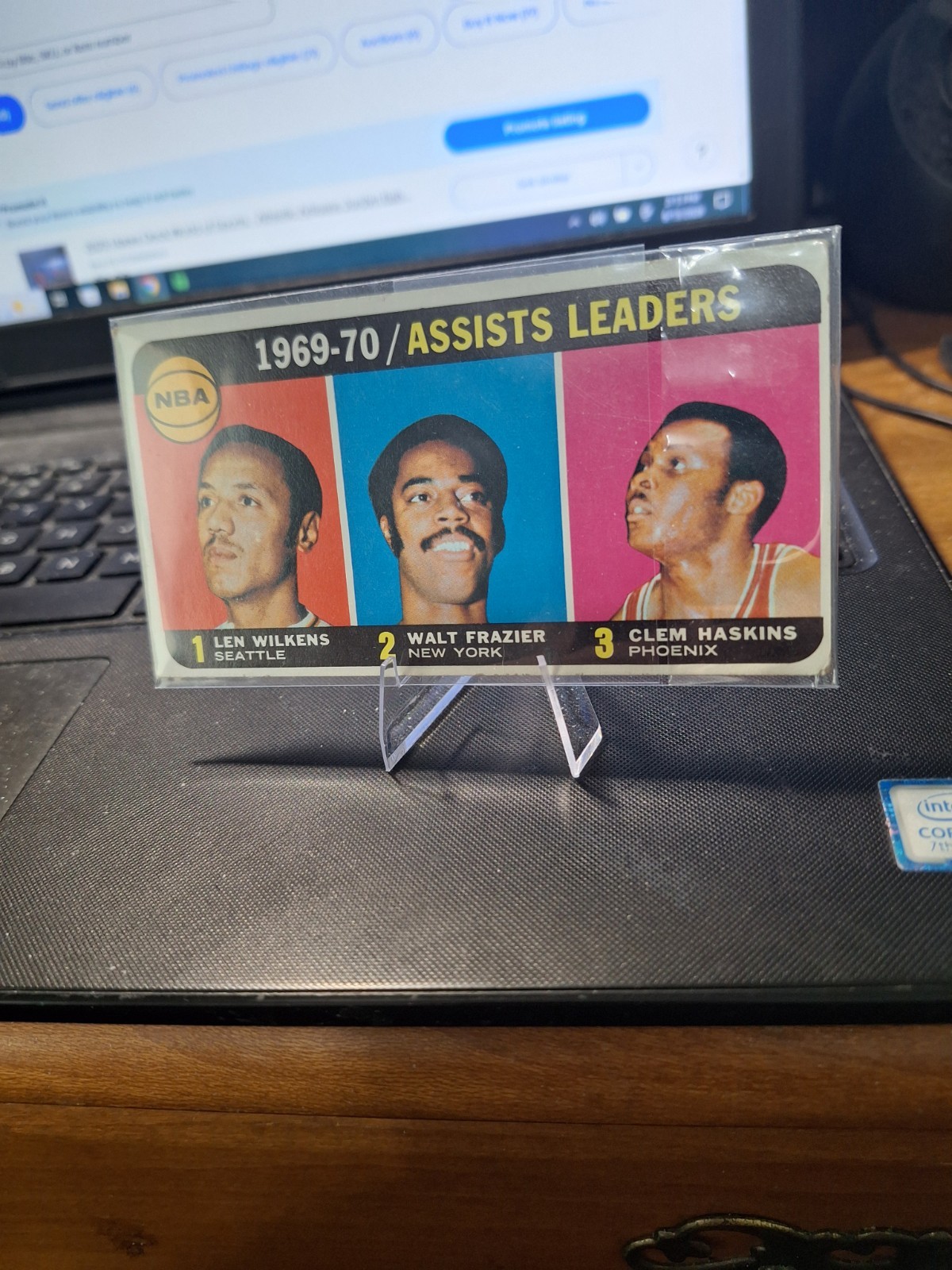 1970-71 Topps – League Leaders Walt Frazier, Lenny Wilkens, Clem Haskins #6 (RC)