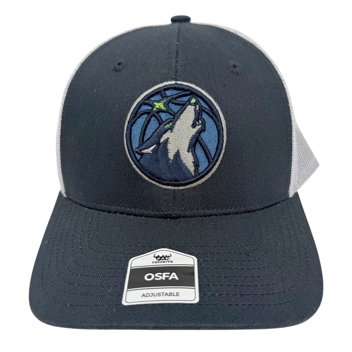 NBA Minnesota Timberwolves Trucker Hat Snapback Adjustable Mesh Cap Adult OS NWT