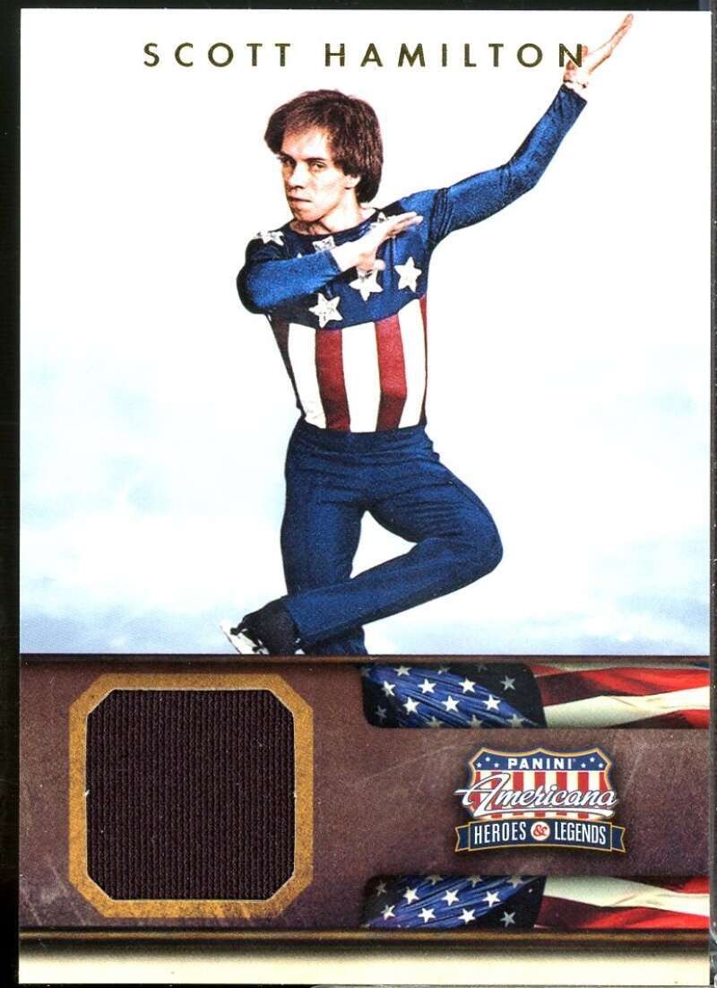 Scott Hamilton Card 2012 Americana Heroes and Legends Color Materials /299 #112