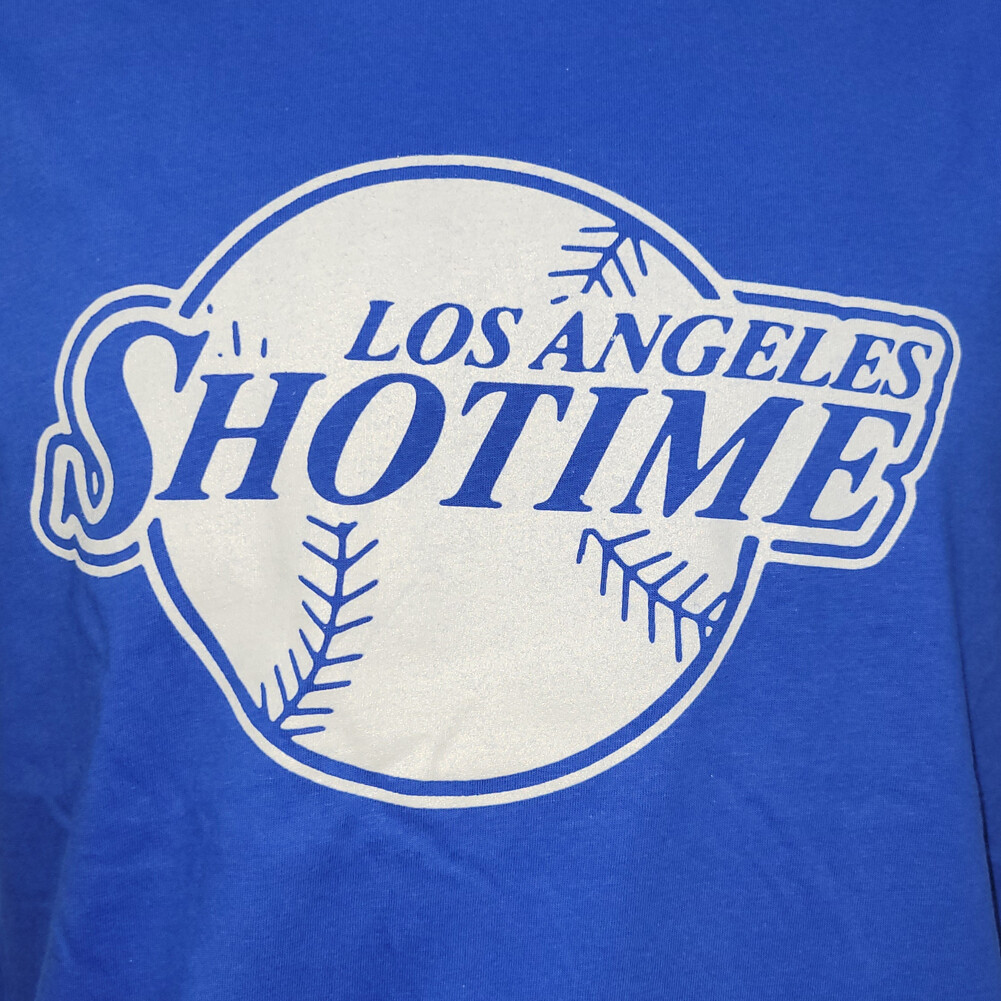MLB Los Angeles Dodgers Shohei Ohtani Shotime Blue Man Adults Tshirt Tee