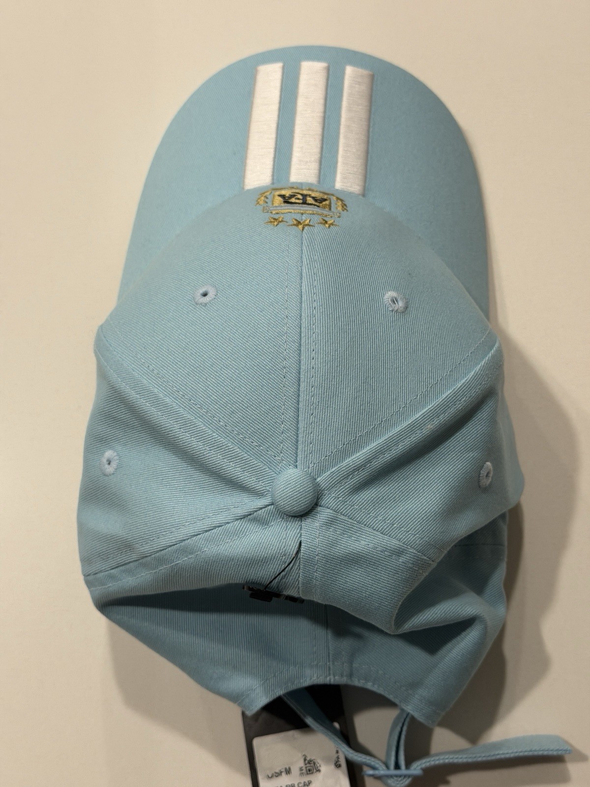 Adidas Argentina AFA Baseball Cap Icey Blue White KE1384 OSFM NWT