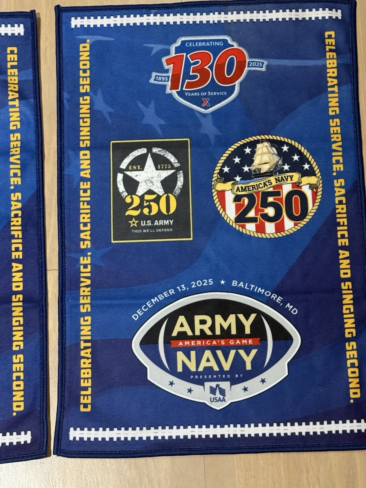 2025 Army-Navy Football Game Towel Super Cool ! 11 By 17 Inches Rare! Microfiber