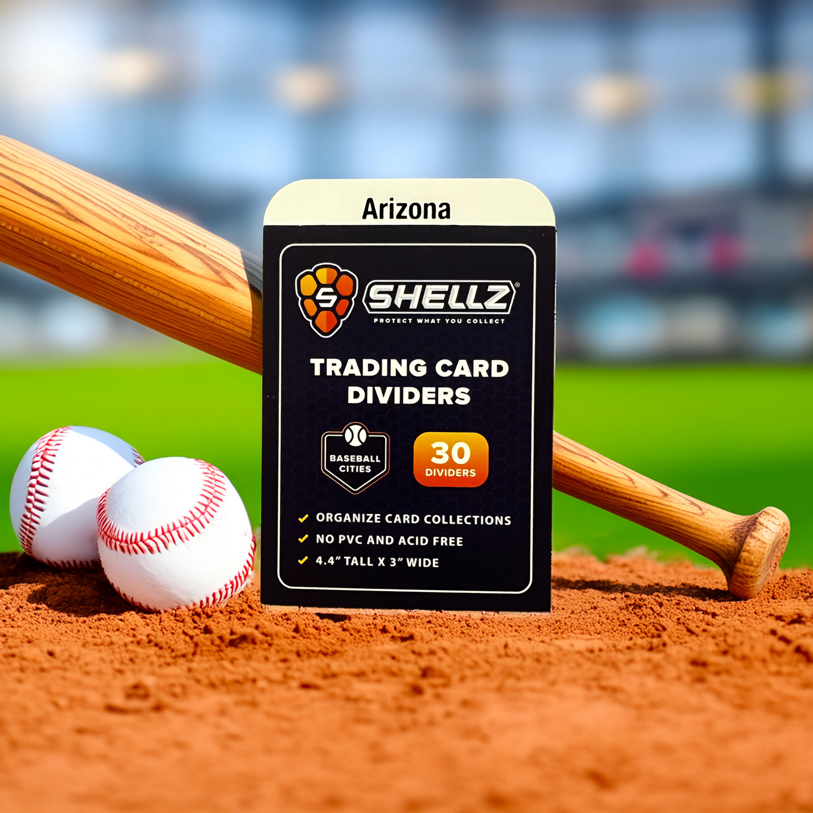 Trading Card Dividers 4.4″x3″ – Baseball Cities
