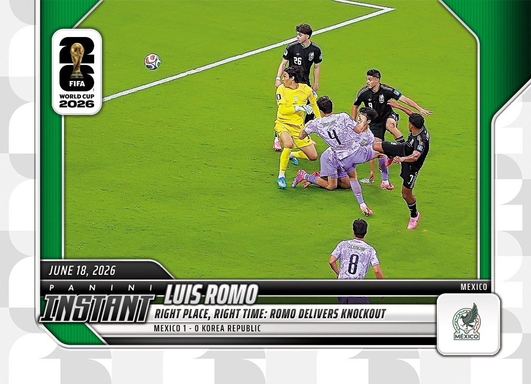 2026 Panini Instant FIFA World Cup #65 Luis Romo Mexico PRESALE