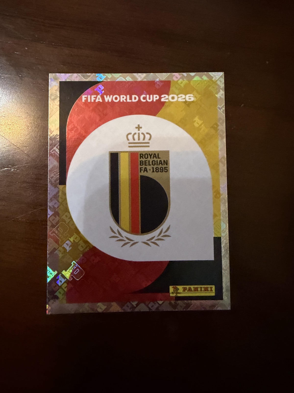 2026 Panini FIFA World Cup Sticker – BEL Belgium #BEL1 Emblem FOIL
