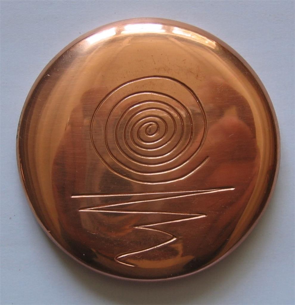 Official Olympic Participation Medal Barcelona 1992 in Unfinished Copper Rare!