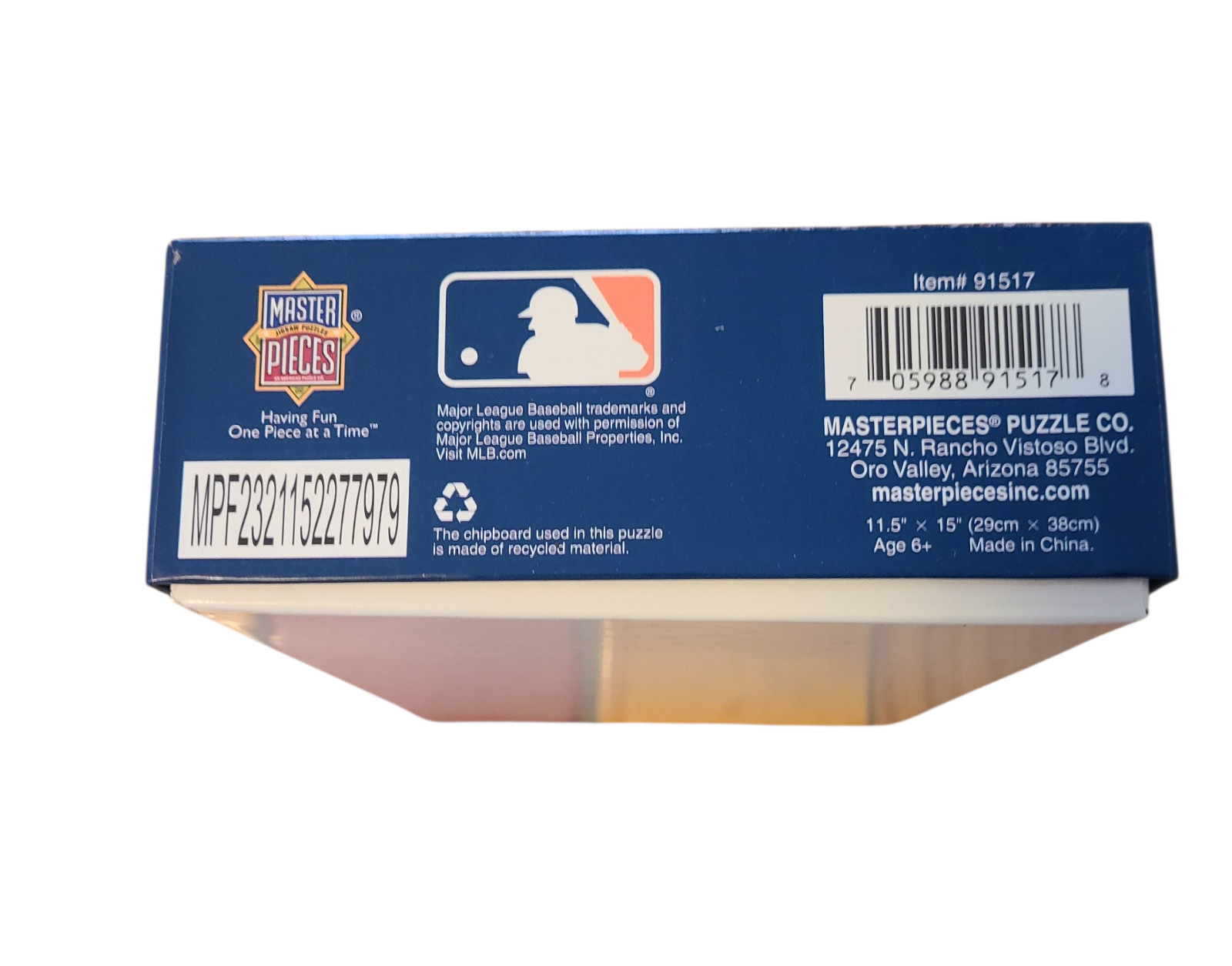 Detroit Tigers 100 Piece Puzzle 11.5 x 15 inches finished