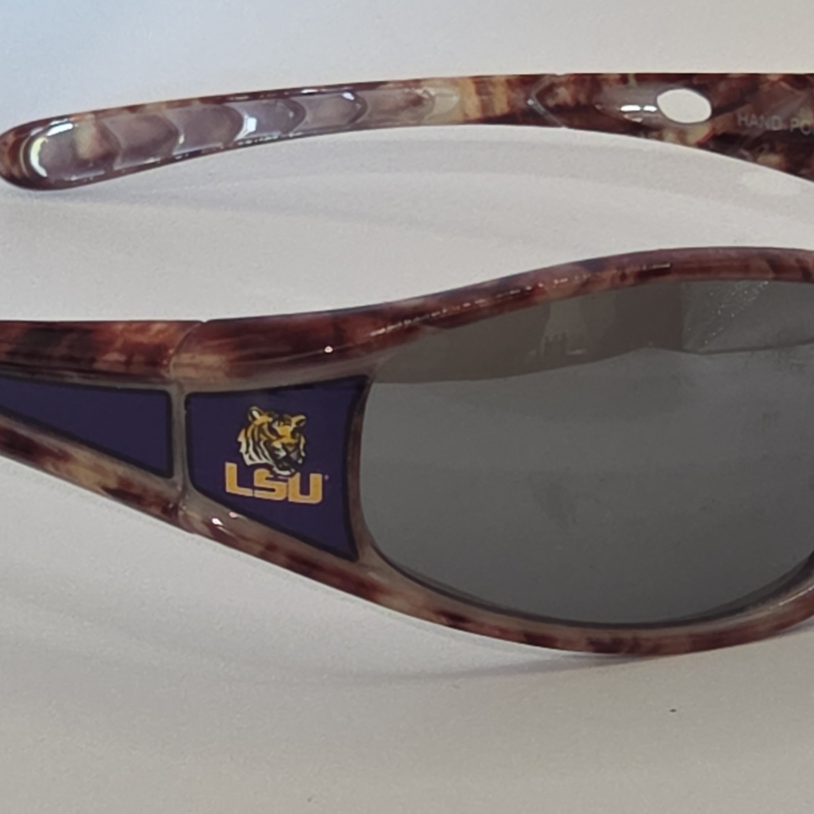 LSU Tigers Edge Wrap Sunglasses (NCAA) Licensed Adult Camo Football Fan