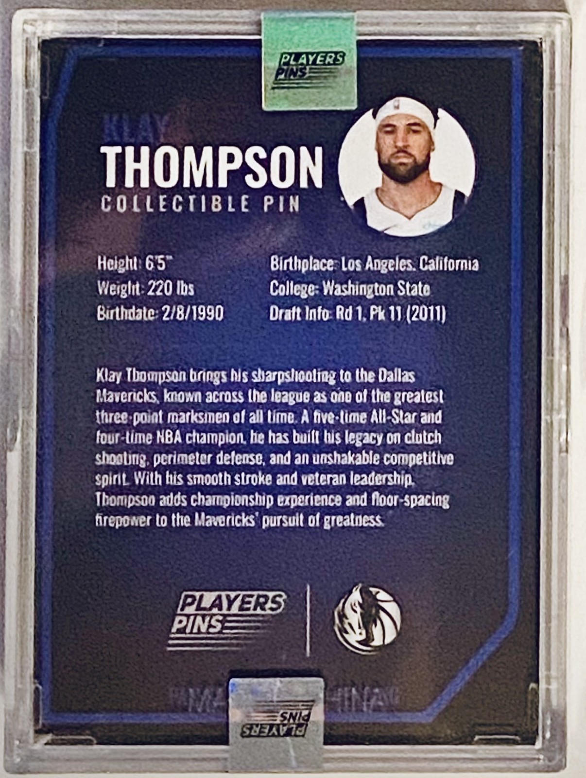 2025-26 Dallas Mavericks Collectible Players Pin Night Complete Set LE /5000