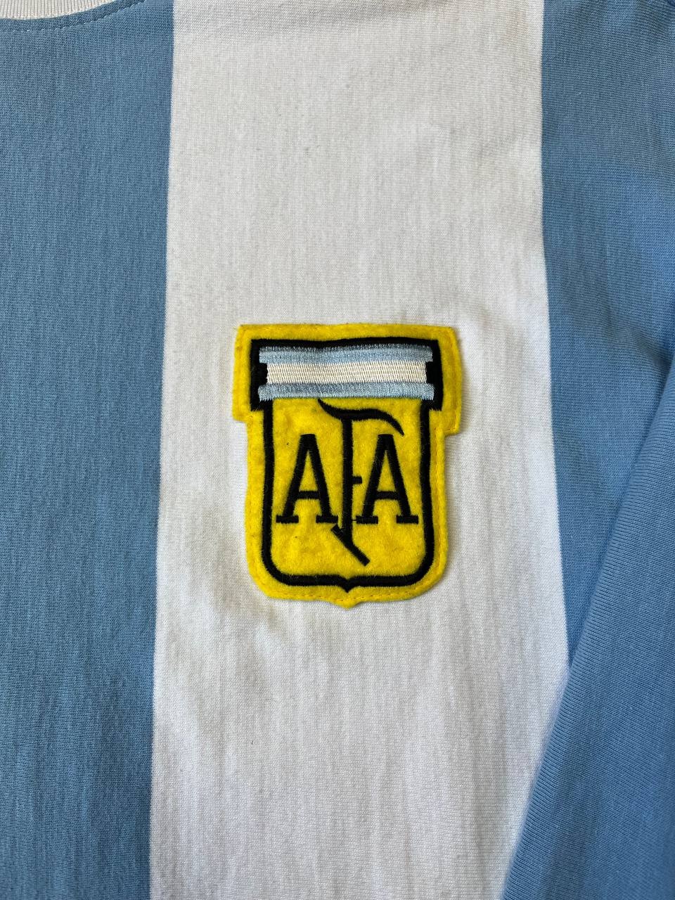 Argentina AFA Retro Football Shirt Long Sleeve Toffs Soccer Jersey Size S