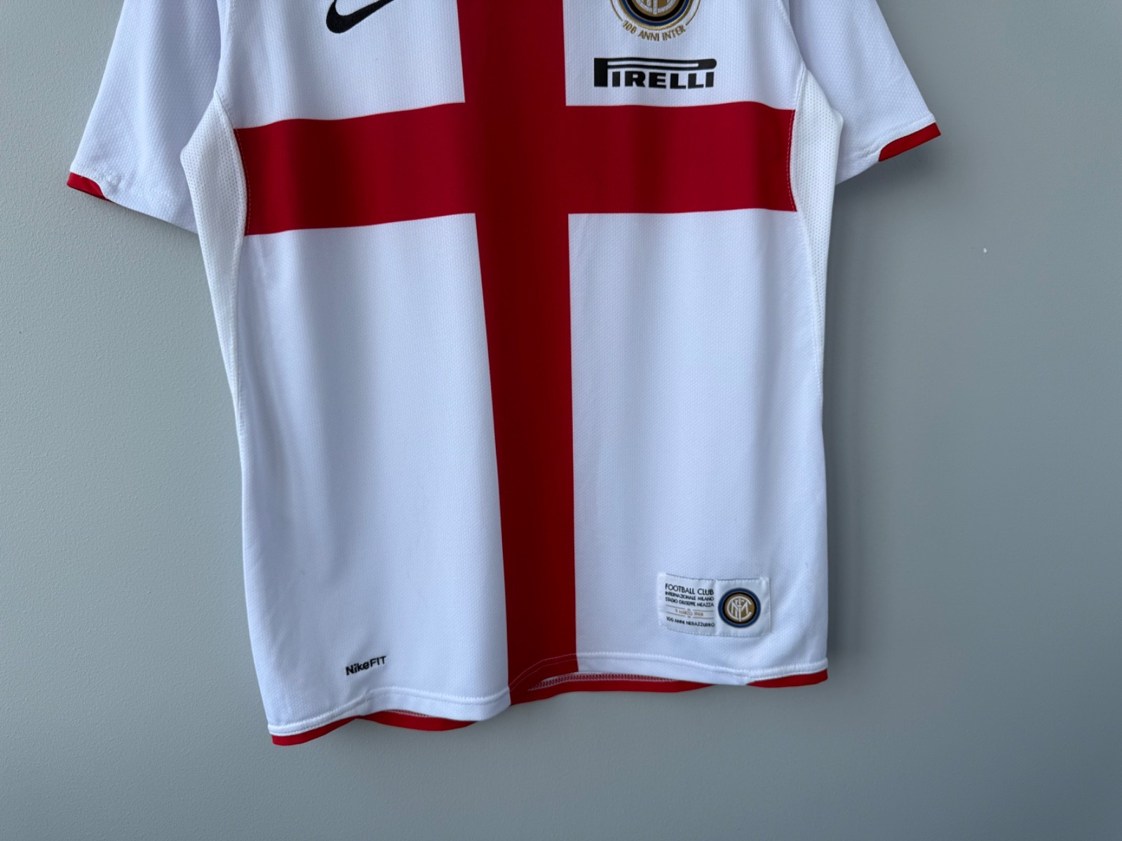 Nike Inter Milan Centenary 2007/08 Soccer Jersey