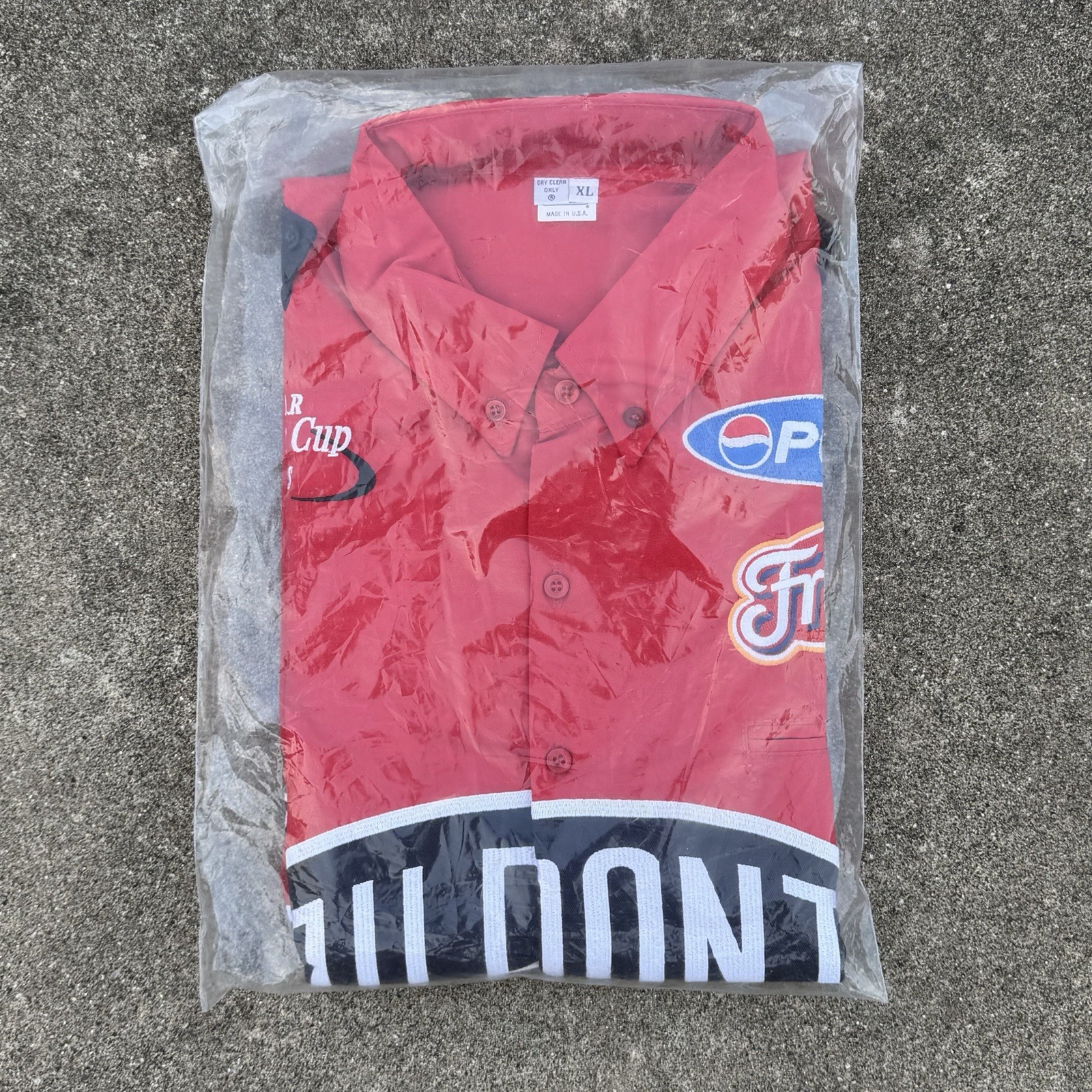 Vintage Jeff Gordon #24 DuPont Racing Winston Cup Official Pit Crew Shirt XL USA