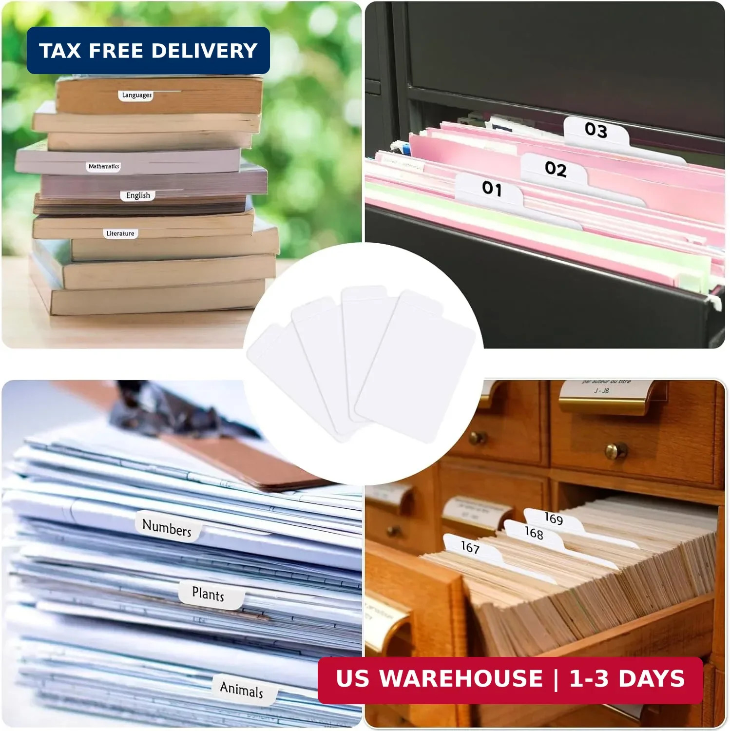 198PCS Trading Card Dividers, Paper Card Dividers, Standard Vertical Card Divide
