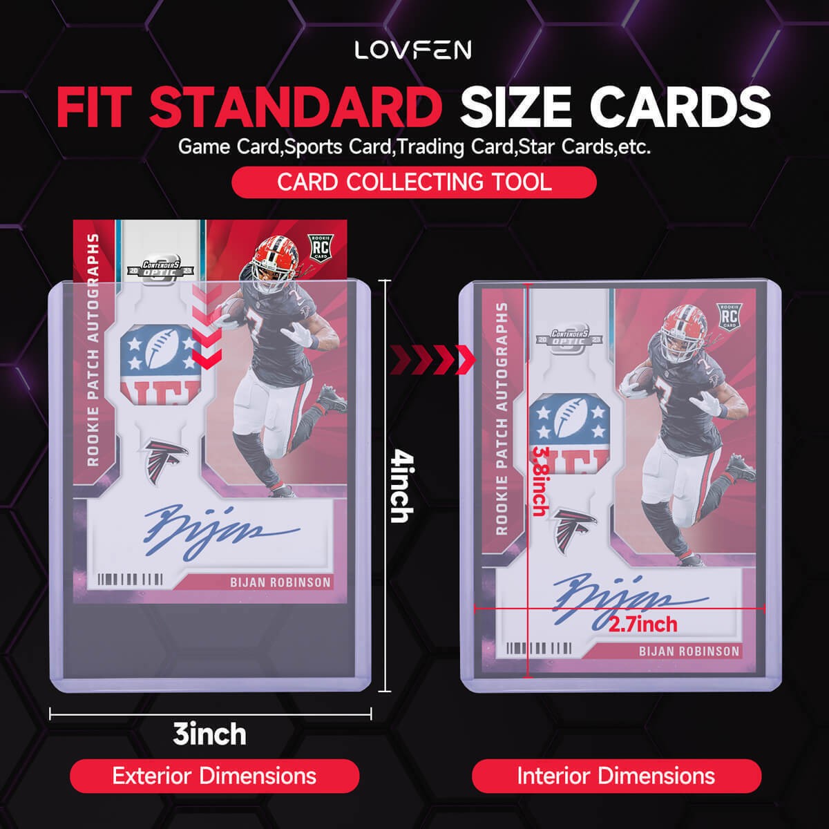 200ct 3×4 Toploaders & 200x Sleeves For Standard 35pt Trading Cards (2* 100pack)