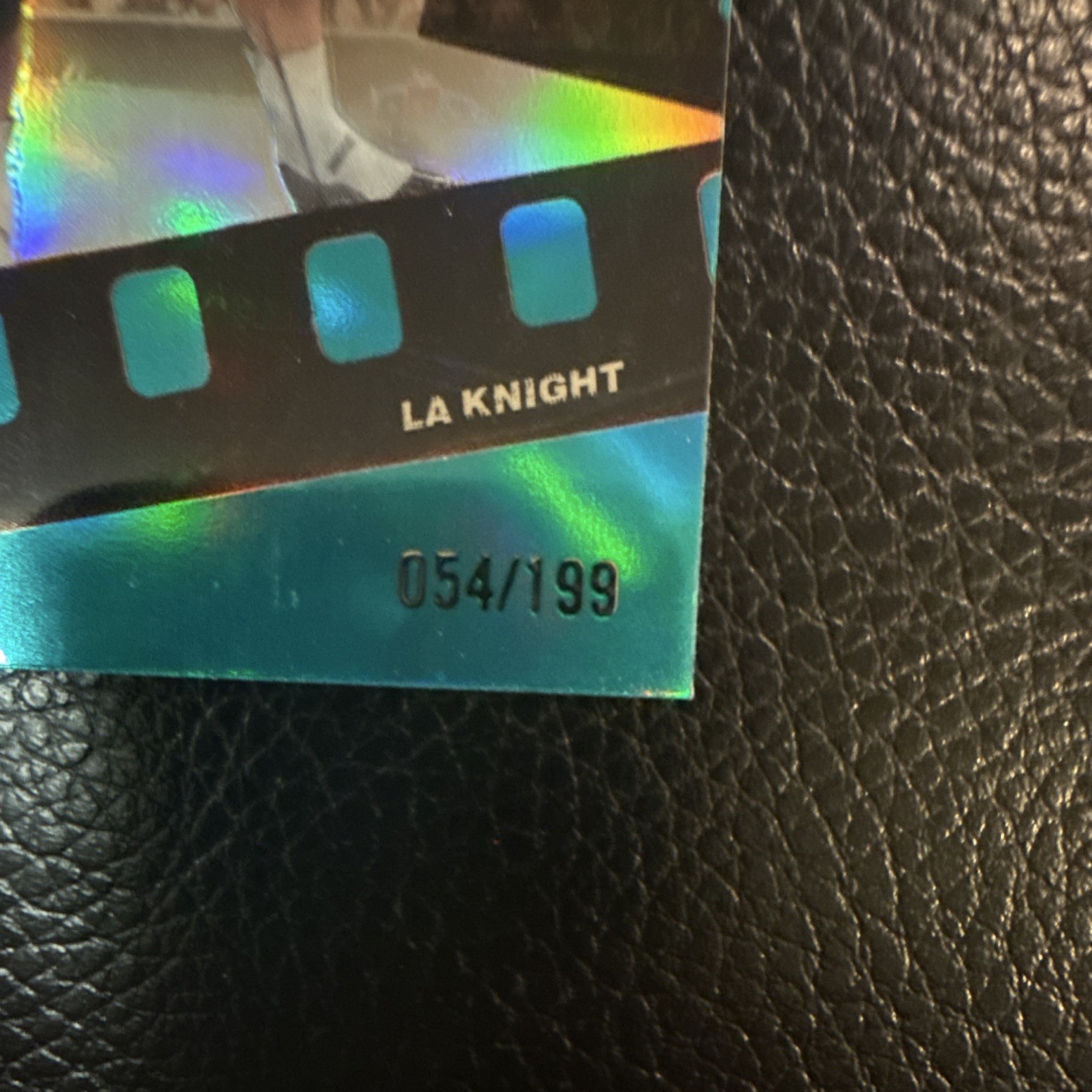 Topps 2026 Chrome WWE Focus Reel Aqua Refractor #FR-6 LA Knight /199
