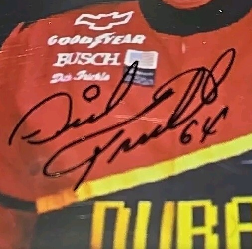Dick Trickle Signed 6×9 Color Photo Auto Racing Nascar