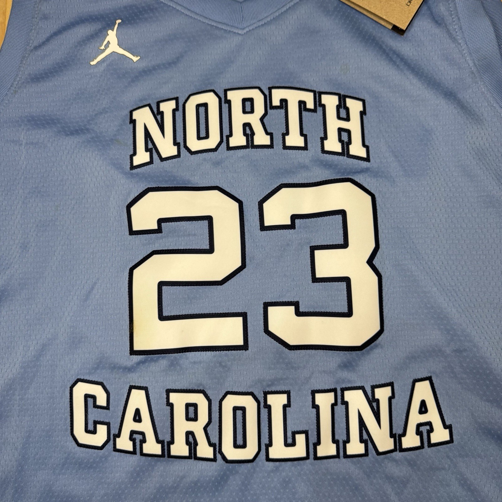 Michael Jordan North Carolina Tar Heels Jersey 23 Mens 2XL Blue White UNC Nike
