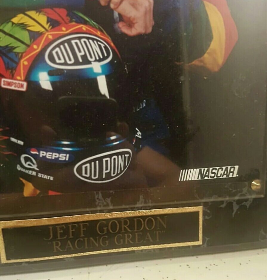 Nascar Jeff Gordon Plaque 10.5×13.5in