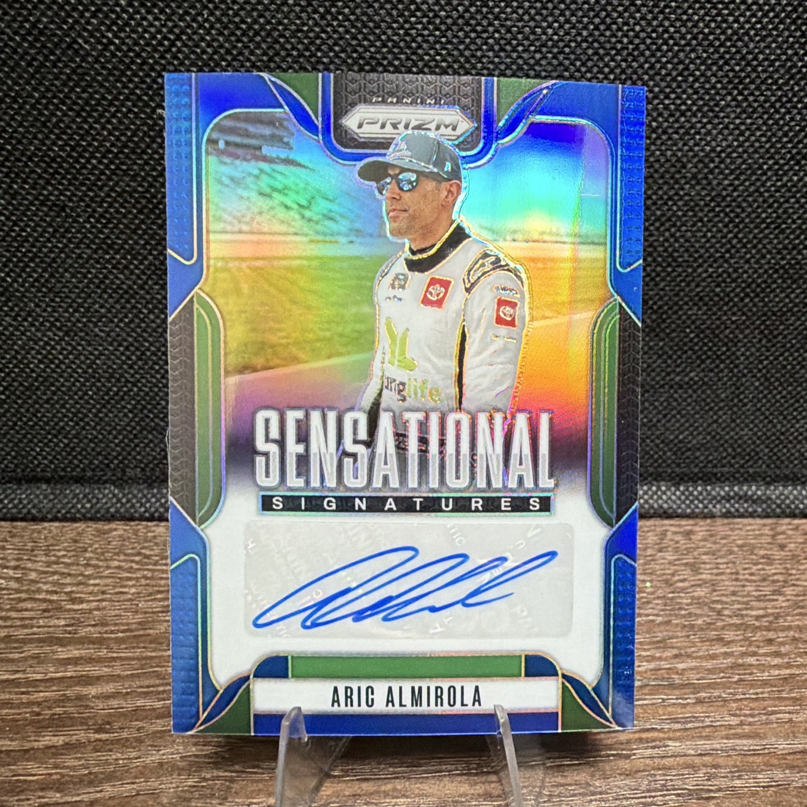 Panini 2025 Aric Almirola 6-Card Prizm Racing Sensational Signatures Autos