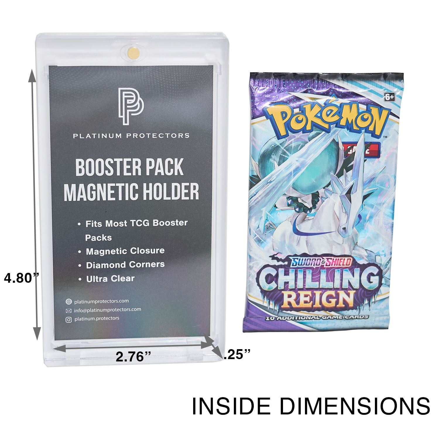 Platinum Protectors Magnetic Booster Pack Holder for TCG Cards One Touch Fit