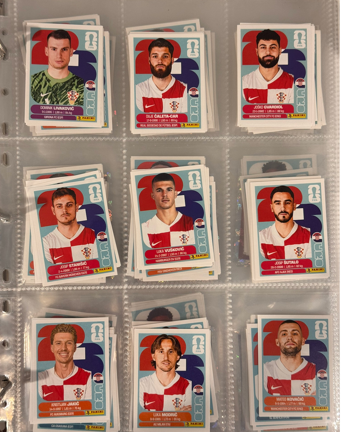 2026 Panini FIFA World Cup Sticker Collection Complete Lot Builder Group J K L